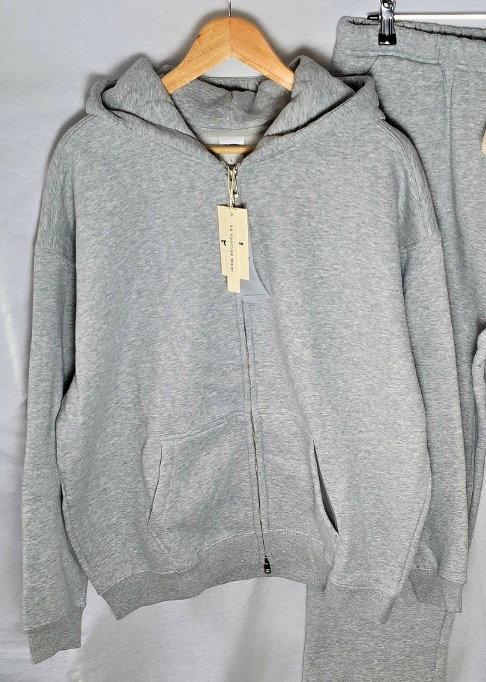 Linear Flux | Grey Track Suit