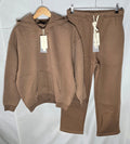 Linear Flux | Brown Tracksuit
