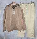 Linear Flux | Mixed Brown & Cream | Tracksuit